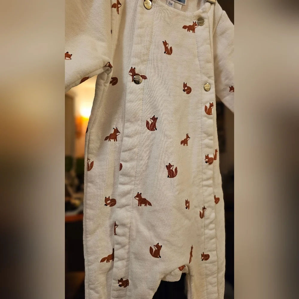 NWOT | Jacadi Baby Fleece Footed Pajamas